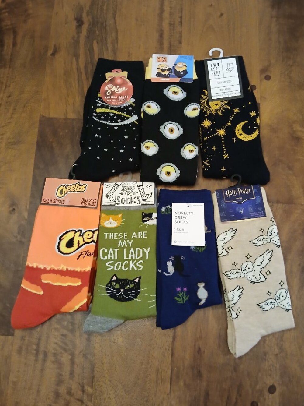 UPDATED! 7 Pairs of Novelty Socks!